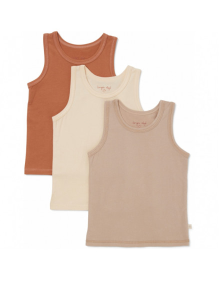3 x Майки Tank Boy TAN / CHAMPAGNE / BEIGE