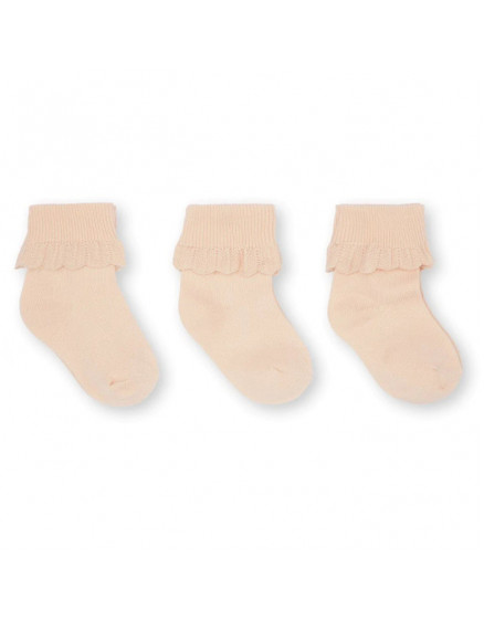 3x Lace Socks Berry