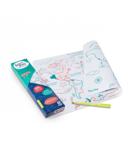 Силіконовий килимок з маркером Map