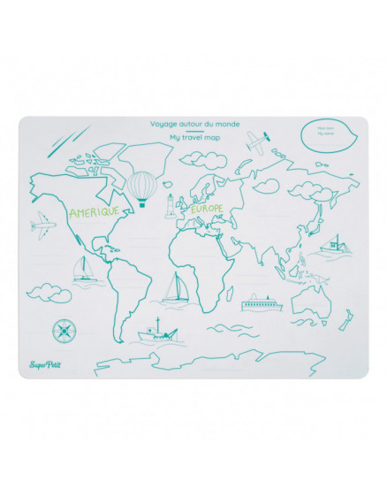 Силіконовий килимок з маркером Map 2