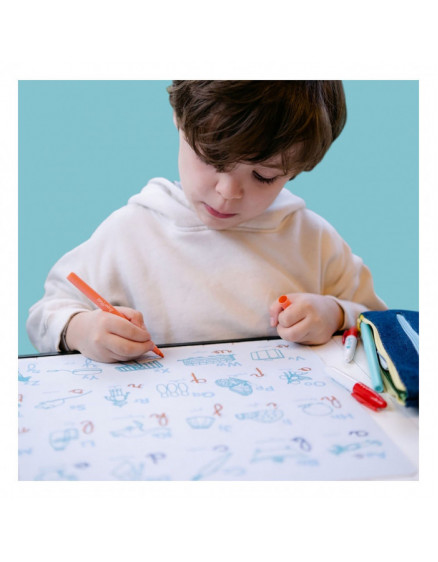 Силіконовий килимок з маркером Alphabet 3