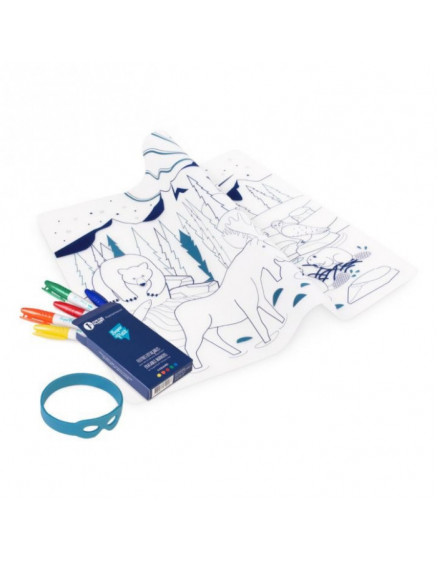 Table Colouring Set with 5 Pens and Boreal Bracelet 4