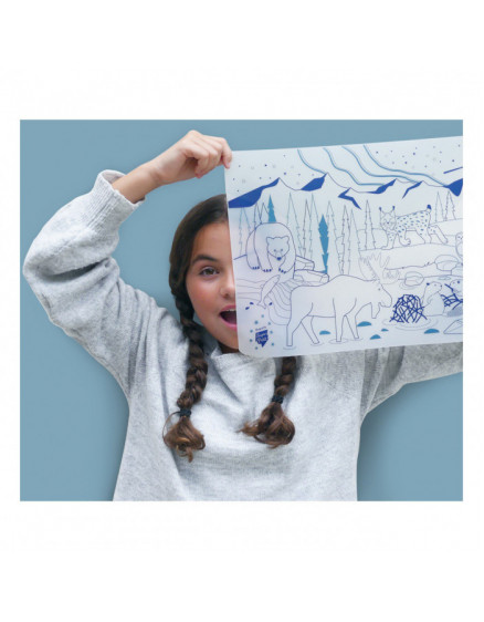 Table Colouring Set with 5 Pens and Boreal Bracelet 2