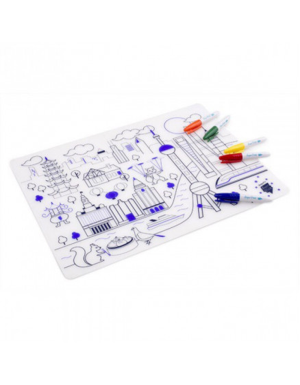 Table Colouring Set with 5 Pens and Shanghai Bracelet 2