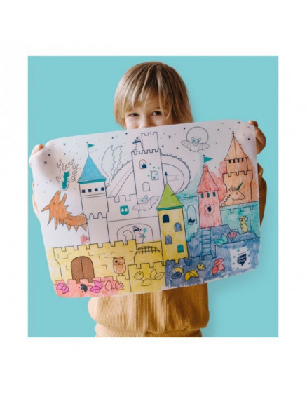 Table Colouring Set with 5 Pens and Castle Bracelet 3