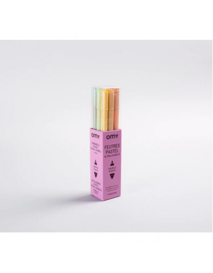 Набір фломастерів пастельних кольорів