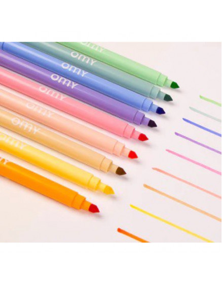 Набір фломастерів пастельних кольорів 4