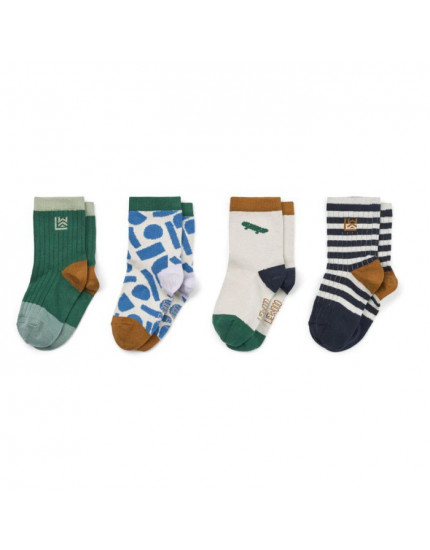 4 x Socks Silas Stroke/Sandy 19-21 ( 1-2Y )
