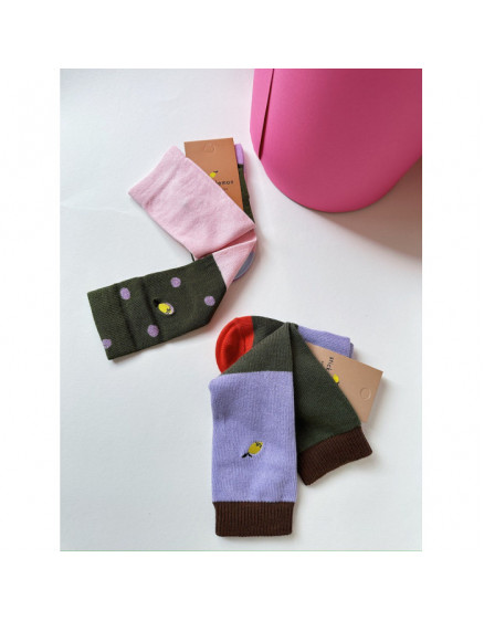 Colourblocking Knee Socks 2