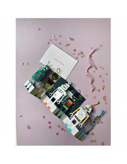 Святкова листівка Robots 2