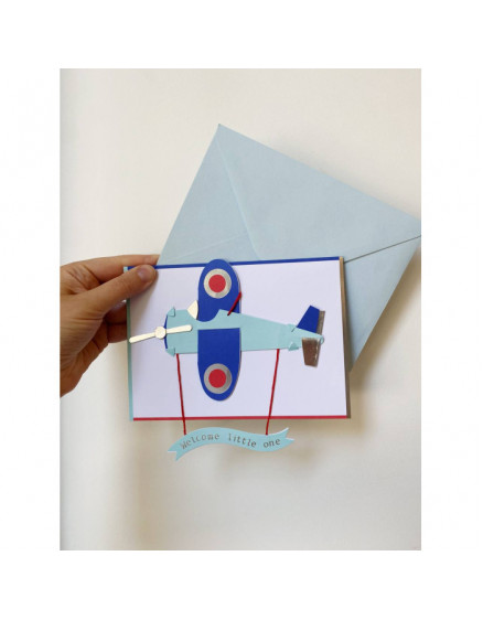Aeroplane Birthday Card