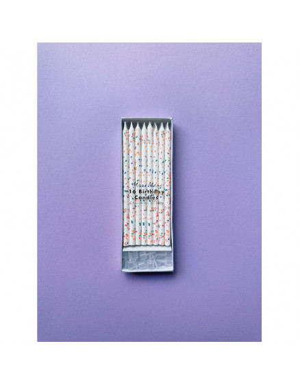 Floral Pattern Candles