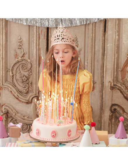 Tall tapered Candles Mixed 4