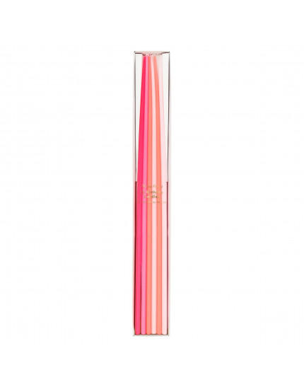 Tall tapered Candles Pink