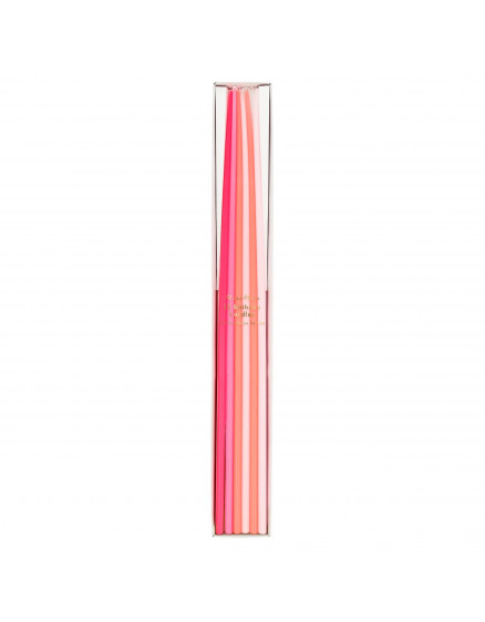 Tall tapered Candles Pink