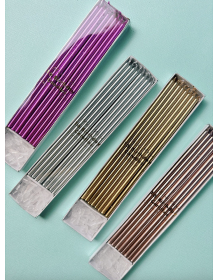 Long Candles Light Pink 2