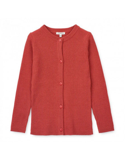 Randi Merino Red Cardigan
