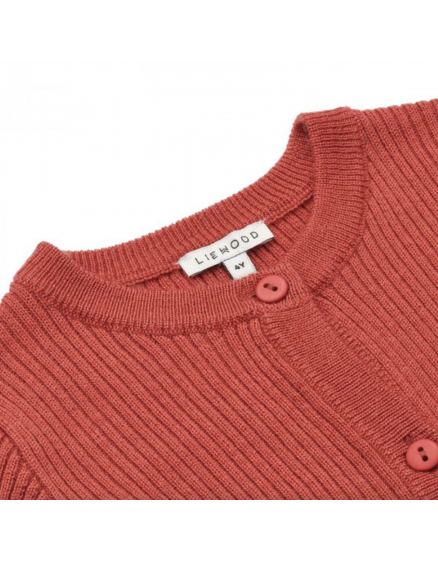 Randi Merino Red Cardigan 2