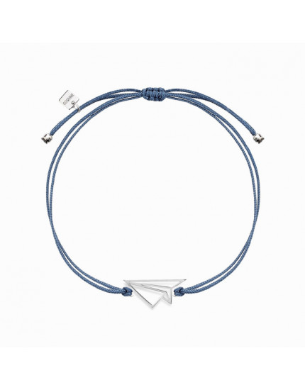 Браслет Origami Airplane Silver