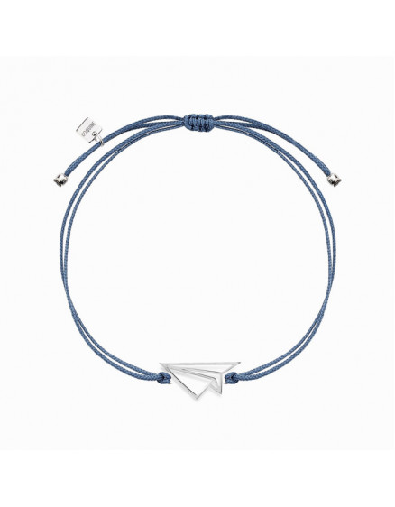 Браслет Origami Airplane Silver