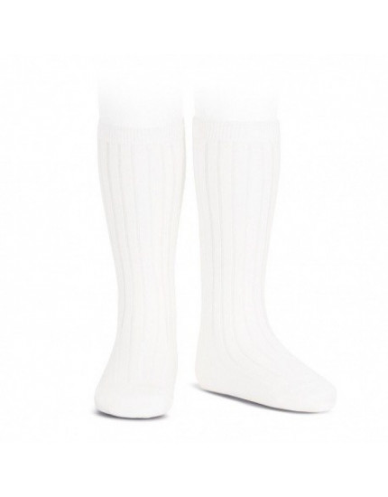 White 200 Knee Socks