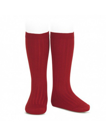 Knee Socks Cherry 554