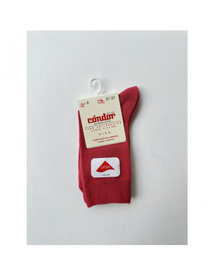 Carmine 521 Plain Stitch Short Socks