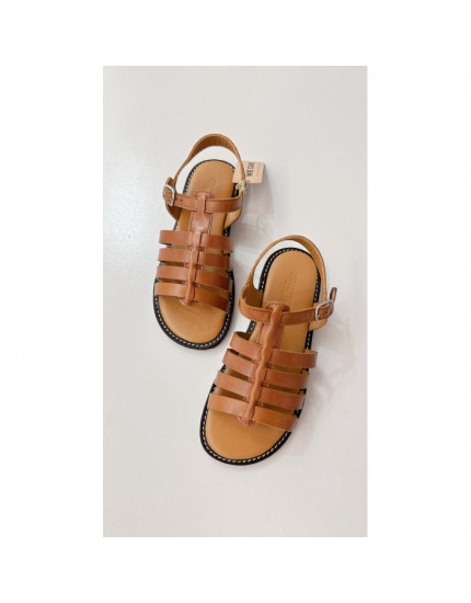 Сандалі Open Toe Cognac