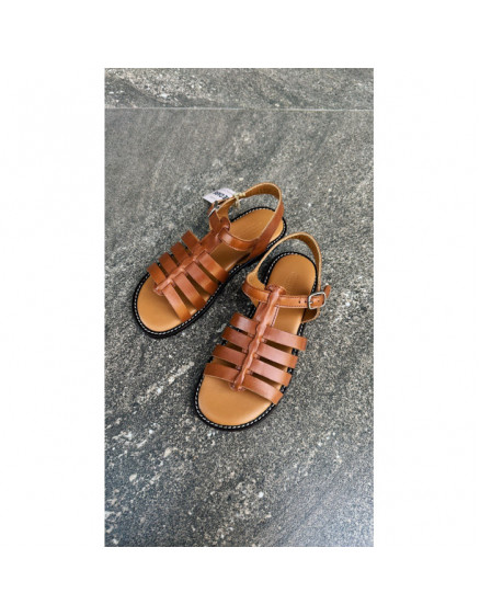 Сандалі Open Toe Cognac 3