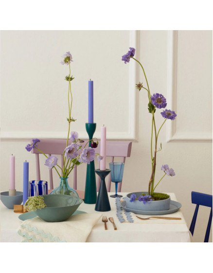 Cobalt Blue Table Candles 2