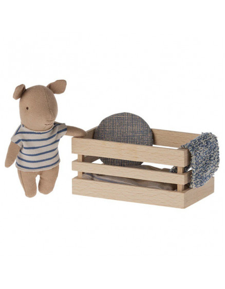 Pig in Box Baby Blue