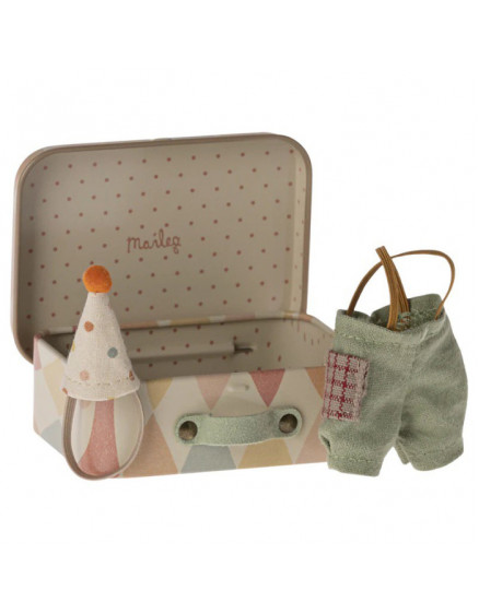 Clown Costume in Suitcase