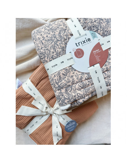 Fleece Blanket Lovely Leaves 75x100