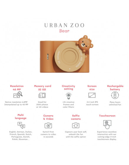Дитячий аксесуар Urban Zoo Bear 3