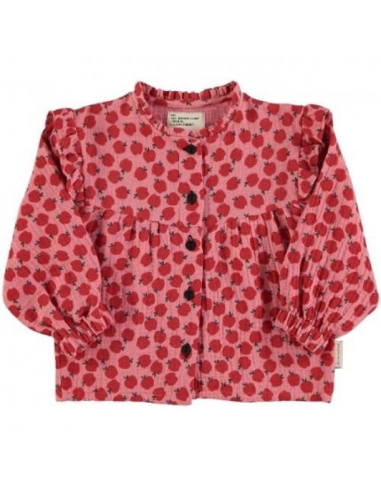 Blouse Pink With Frills