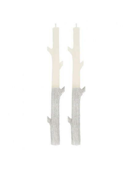 Silver Dipper Stick Candles