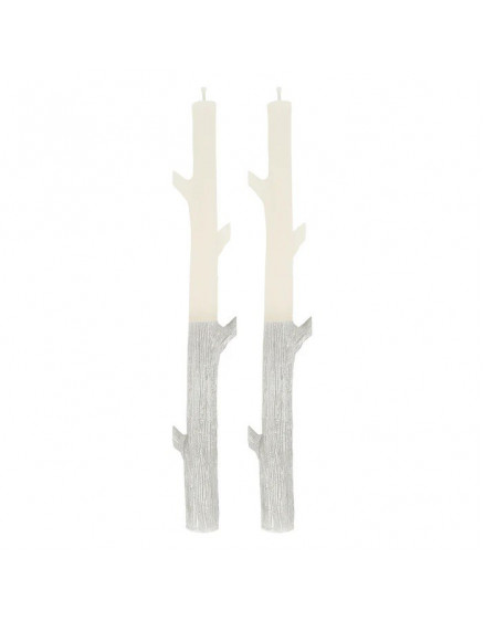 Silver Dipper Stick Candles