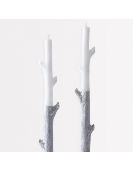 Silver Dipper Stick Candles 4