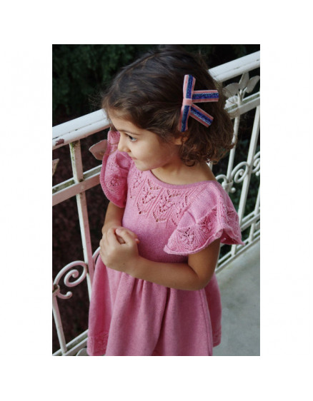 2 x Long Velvet Bow Hair Clips 3