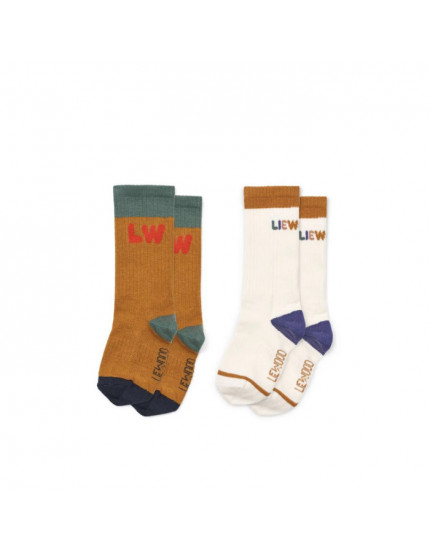 2 x Annette Socks Caramel