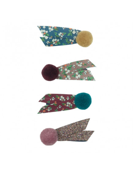 4 x Заколки Pom Pom Clips