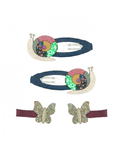 4 x Suzie Snail Clips