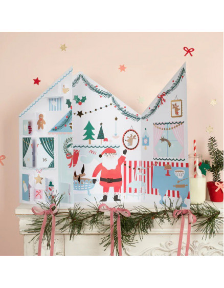 Адвент Календар Santa`s Cabin Sticker 4