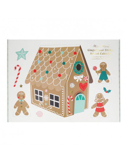 Gingerbread Sticker Advent Calendar