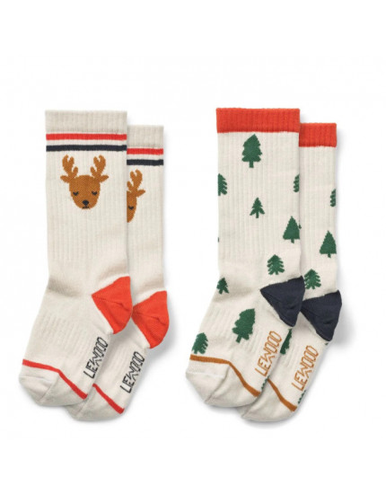 Annette Socks Red Bow