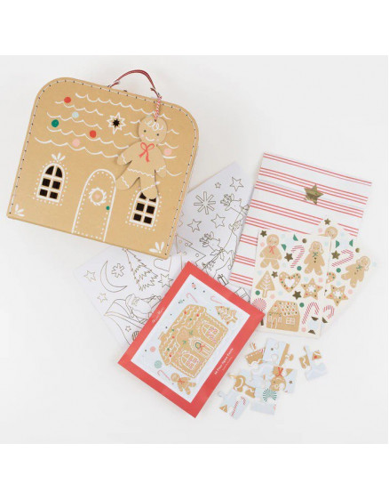 Gingerbread Christmas Eve Suitcase