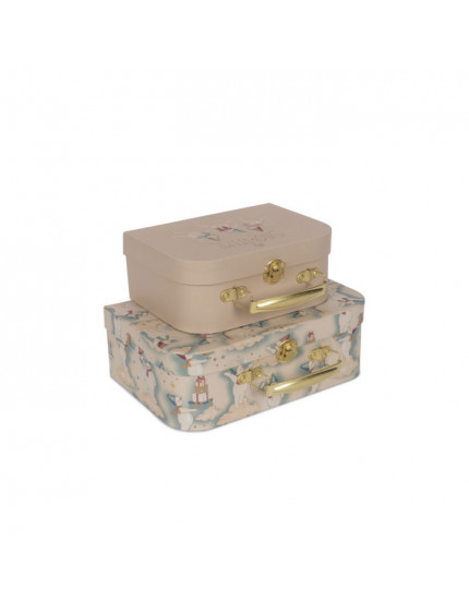 2 x Pack Suitcase Let it Snow