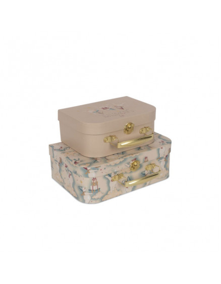 2 x Pack Suitcase Let it Snow