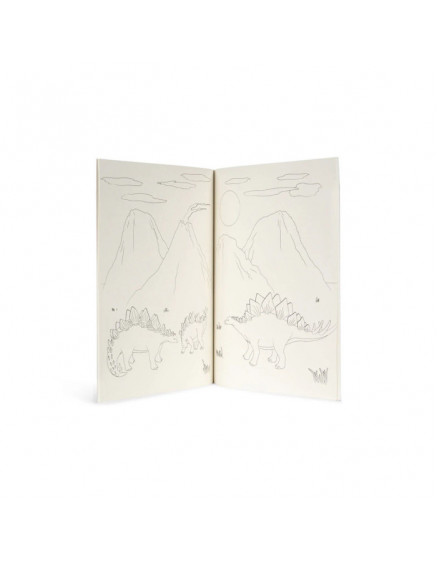 Coloring Book and Crayons Dino 5