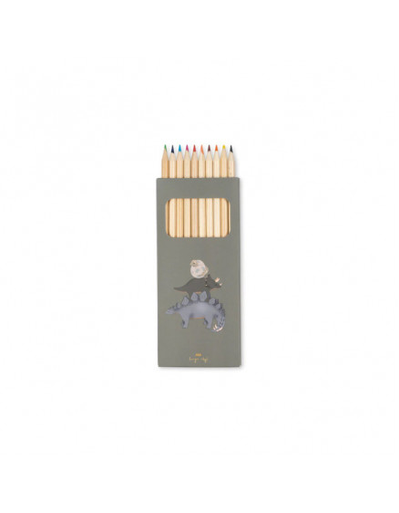 Coloring Book and Crayons Dino 2